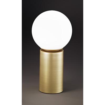 LAMPADA DA TAVOLO IN METALLO E VETRO